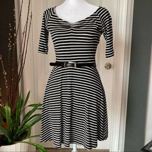 Forever 21 a-line striped dress